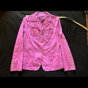 Talbots lightweight lavender stretch jacket 10P